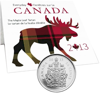 50-Cent Maple Leaf Tartan Coin